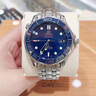 歐米茄（OMEGA）【二手99新】歐米茄海馬300潛水防水腕表 夜光日期顯示41/36表徑自動(dòng)機械奢侈品腕表二手歐米茄 41徑藍陶瓷212.30.41.20.03.001 二手腕表鐘表 曬單實(shí)拍圖