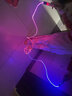 星舵發(fā)光跳繩女生兒童專(zhuān)用專(zhuān)業(yè)減脂炫訓練成人負重熒夜光繩 漸變橙4.0版-鋼琴烤漆質(zhì)感手感佳 曬單實(shí)拍圖