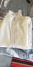 皮爾卡丹（pierre cardin）蕾絲打底衫女春秋款2025新款長袖上衣立領雪紡衫法式洋氣內搭襯衫 杏色 2XL 曬單實拍圖