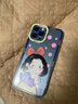 名界 公主適用于蘋果16promax手機殼iphone16pro保護套女款卡通潮硅膠全包鏡頭防摔 蘋果12PROMAX-透明殼-嘟嘴白雪公主 曬單實拍圖