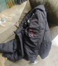 雅鹿【高充絨203G】羽絨服男士短款加厚冬季新款撞色連帽面包服外套男 黑色 2XL /185【推薦150-165斤】 曬單實(shí)拍圖