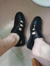 【頭層牛皮】GENAI涼鞋男夏季真皮男鞋鏤空透氣涼皮鞋男士夏天沙灘洞洞鞋中年老年人爸爸鞋防滑包頭涼鞋 黑色 41碼 曬單實(shí)拍圖