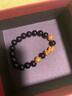 中國(guó)黃金（CHINA GOLD）貔貅黃金手鏈男款足金黑曜石手串結(jié)婚七夕情人節(jié)禮物送老公生日 [京速達(dá)]足金貔貅手串-約1.34g 曬單實(shí)拍圖