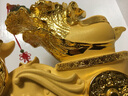 禮之源 招財(cái)貔貅金蟾玉白菜擺件 開業(yè)禮品工藝品辦公室桌面客廳家居 中號(hào)沙金色貔貅白菜 曬單實(shí)拍圖