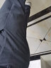 金盾 西褲男夏季新款男士西服褲夏季薄款商務(wù)正裝工作九分西褲修身小腳休閑西裝褲 深灰色 30 曬單實拍圖