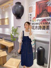 唐菓蜜牛仔背帶裙女2025夏季新款女裝韓版時(shí)尚百搭收腰顯瘦減齡連衣裙子 白色上衣+深藍(lán)色背帶裙 M 曬單實(shí)拍圖