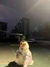 詩丹蕊牛角扣棉服女2024新款冬季加厚超好看面包服羽棉襖絨服女棉衣外套 紫色 均碼【可備注碼數】 曬單實拍圖