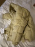 Aosijie高端品牌羽絨服女短款2025冬季新款寬松加厚保暖小個(gè)子白鴨絨外套 奶黃色 M 【105-125斤】 曬單實(shí)拍圖
