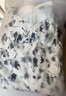 對(duì)白X凱伊萊文聯(lián)名復(fù)古重工鏤空繡花連衣裙女2025夏季新款碎花裙 黑白藝術(shù)花 XL 曬單實(shí)拍圖
