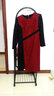 首尚格釋品牌毛呢連衣裙秋冬款女裝2025年新款修身顯瘦紅色拼接包臀裙子女 紅色 XXL 預售15天發(fā)貨 曬單實(shí)拍圖