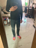 簡(jiǎn)束（JOONSVIP） 簡(jiǎn)束連帽衛衣男春秋季薄款抽繩帶帽長(cháng)袖潮T純色棉質(zhì)緊身修身男裝 黑色 /長(cháng)袖款 XL （75kg左右） 曬單實(shí)拍圖