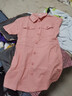 綠夕（REAXUR）女士裙子女夏季2025新款小個(gè)子連衣裙夏天氣質(zhì)T恤裙收腰顯瘦衣服 黑色 S （建議85斤-100斤） 曬單實(shí)拍圖