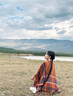 CHANEELR & KARITH民族風(fēng)草原外搭披肩川西旅行穿搭旅游斗篷生日小眾禮物送女友老婆 七彩色 曬單實拍圖