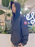 加拿大鵝（Canada Goose）Faber 男士連帽衫戶(hù)外休閑風(fēng)衣大鵝外套 2440M 61 黑色 M 曬單實(shí)拍圖