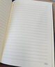 得力（deli）筆記本文具25K16K皮面商務(wù)記事本子A4/160張大號加厚辦公用會(huì )議記錄本3306/3185/3186黑色棕色藍色 25K棕色/160張 曬單實(shí)拍圖