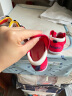 卡特兔学步鞋秋季男童网眼机能鞋 女宝宝婴儿软底包头鞋 XZ62红色13cm 实拍图