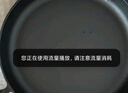 小幸福鑄鐵（KITCHEN LITTLE HAPPINESS KITCHEN）木柄家用煎餅鍋鑄鐵平底鍋烙餅鏊子攤煎餅果子工具不粘鍋手抓餅鍋 玻璃蓋款/重4kg 33cm 曬單實(shí)拍圖