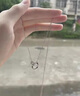 GIOIO莫比烏斯環(huán)項(xiàng)鏈女飾品首飾銀項(xiàng)鏈生日七夕禮物 莫比烏斯環(huán)項(xiàng)鏈玫瑰金色女款【 曬單實(shí)拍圖
