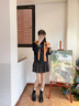 卓詩(shī)尼厚底切爾西靴女2025年秋冬季新款加絨女靴增高煙筒靴短靴馬丁靴 黑色-單里 37 曬單實(shí)拍圖