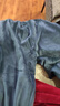 皮爾卡丹（pierre cardin）品牌女裝金絲絨套裝女秋冬新品韓版2025時(shí)尚寬松衛(wèi)衣休閑兩件裝潮 藍(lán)色(不加絨款) M 曬單實(shí)拍圖