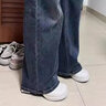 DHOX瑪麗珍女鞋粗跟防水臺厚底增高日系辣妹漆皮氣質(zhì)法式高跟鞋 白色圓頭粗帶【9cm】 35 曬單實(shí)拍圖