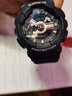卡西歐（CASIO）BABY-G少女時(shí)代青春時(shí)尚潮流雙顯多功能電子防水運動(dòng)女表送女友 BA-110XRG-1A 黑玫瑰金 曬單實(shí)拍圖