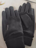 紅蜻蜓手套男冬季漏二指騎行保暖加絨觸屏麂皮絨冬天騎車(chē)防滑半指手套女 全指款·藏藍 曬單實(shí)拍圖