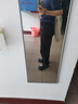 真維斯（Jeanswest）【攀巖世界冠軍鄧麗娟同款】涼感工裝褲女2025新款傘兵運(yùn)動褲KC 黑色8010 L 165/68A 曬單實(shí)拍圖