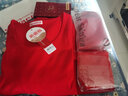 意芬本命年女內衣套裝保暖男士純棉馬年禮物紅色男裝全套衣服秋衣秋褲 女（福字套裝+襪子1對+內褲1條） 2XL 曬單實(shí)拍圖