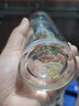 萬(wàn)象（WANXIANG）玻璃杯雙層泡茶杯子女生帶茶漏茶葉杯辦公室泡茶杯男士杯商務(wù)水杯 酒紅色 V199L-350ml 曬單實(shí)拍圖
