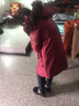 慕姝新款媽媽冬裝羽絨棉服中長款加厚棉襖外套中老年人女裝秋冬棉衣 WL27黑色 XL建議80-105斤左右 曬單實拍圖