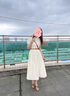 熒蒂學(xué)院風(fēng)收腰襯衫連衣裙女裝夏季2025新款正式場(chǎng)合面試裙子教師穿搭 杏色 S 曬單實(shí)拍圖