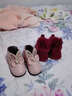貝貝街區（BABYSTREET）貝貝街區兒童鞋女1-3歲寶寶鞋子嬰幼兒學(xué)步鞋冬季棉鞋公主靴子0-2 粉色(加絨薄棉鞋) 16碼內長(cháng)12.5CM 曬單實(shí)拍圖