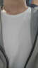 伽维德（JIAWEIDE）短袖t恤男纯棉夏季男生纯色韩版修身圆领半袖体恤紧身大码打底衫 白色 M(体重100-115斤) 实拍图