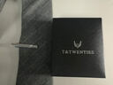 T&Twenties韓版4cm長小領帶夾 男士簡約短款領帶夾商務上班婚禮呔夾黑色銀色 CS101 精致凹刻銀色 曬單實拍圖