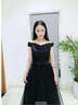塞德勒黑色晚禮服女2025新款宴會(huì )氣質(zhì)小禮服平時(shí)可穿顯瘦連衣裙年會(huì )時(shí)尚 黑色前短后長(cháng) XL 曬單實(shí)拍圖