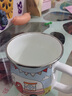 歐麗家 搪瓷杯懷舊水杯搪瓷口杯搪瓷杯復古懷舊搪瓷杯茶杯兒童喝水杯子 7cm男孩 220ml 1只 曬單實(shí)拍圖
