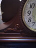康巴丝（Compas）台式电波座钟客厅复古实木电子时钟台钟钟表书房卧室电波钟 SZZD2217M 实拍图