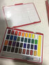 輝柏嘉（Faber-castell）固體水彩顏料透明初學(xué)者便攜學(xué)生用手繪水彩畫(huà)顏料 36色套裝 曬單實(shí)拍圖