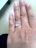 鑫萬福 白18K金結(jié)婚求婚克拉效果鉆石女戒/鉆戒/婚戒送女友送老婆禮物 【現(xiàn)貨閃發(fā)】80分效果IJ色 曬單實(shí)拍圖
