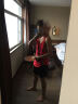 MuscleDog肌肉狗运动背心 夏季无袖纯棉健身跑步男式印花背心 潮牌情侣款背心 红色 S 实拍图