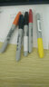 SHARPIE 美國(guó)記號(hào)筆無(wú)塵凈化筆油性工業(yè)標(biāo)記筆Sharpie30001系列1MM紋身筆工業(yè)用 30005黃色 曬單實(shí)拍圖