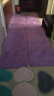 正八 【联系客服定制尺寸】可手洗家用丝毛地毯房间地毯客厅床边地毯卧室满铺手感顺滑丝毛地毯 浅紫色（3cm） 600x1600 实拍图