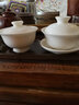 貳號（ERHAO）陳清宜手工德化白瓷蓋碗茶壺大號三才白色泡茶碗蓋碗C款 曬單實拍圖