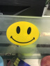 忆美特装饰贴个性DIY墙贴儿童房笑脸贴纸办公室创意emoji表情贴画 微笑 小号1个（直径11cm） 实拍图