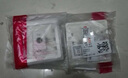 ABB 開(kāi)關(guān)插座 德逸系列 86型墻壁電源插座 白色 四開(kāi)單控 曬單實(shí)拍圖