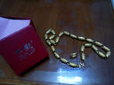 千影珠寶金項鏈仿金鏈子男士粗款仿金首飾空心磨沙面結婚首飾砂金子大重 0.13防偽品牌標簽標價(jià)1800 曬單實(shí)拍圖