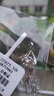 鑫萬(wàn)福 18K金克拉效果鉆石吊墜雪花顯鉆項鏈鉑金項墜告白示愛(ài)送女友禮物 白18K金80分效果SI/IJ色 曬單實(shí)拍圖