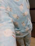繽棉睡衣女秋冬季新款加厚保暖法蘭絨長(cháng)袖居家服冬天珊瑚絨韓版休閑可愛(ài)卡通休閑寬松少女士家居服套裝可外穿 淺藍色兔子絨 XL（120-140斤） 曬單實(shí)拍圖