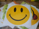 忆美特装饰贴个性DIY墙贴儿童房笑脸贴纸办公室创意emoji表情贴画 微笑 中号1个（直径17.5cm） 实拍图